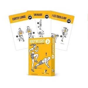 NewMe Fitness Workout Cards - Instructional Fitness Deck for Women & Men